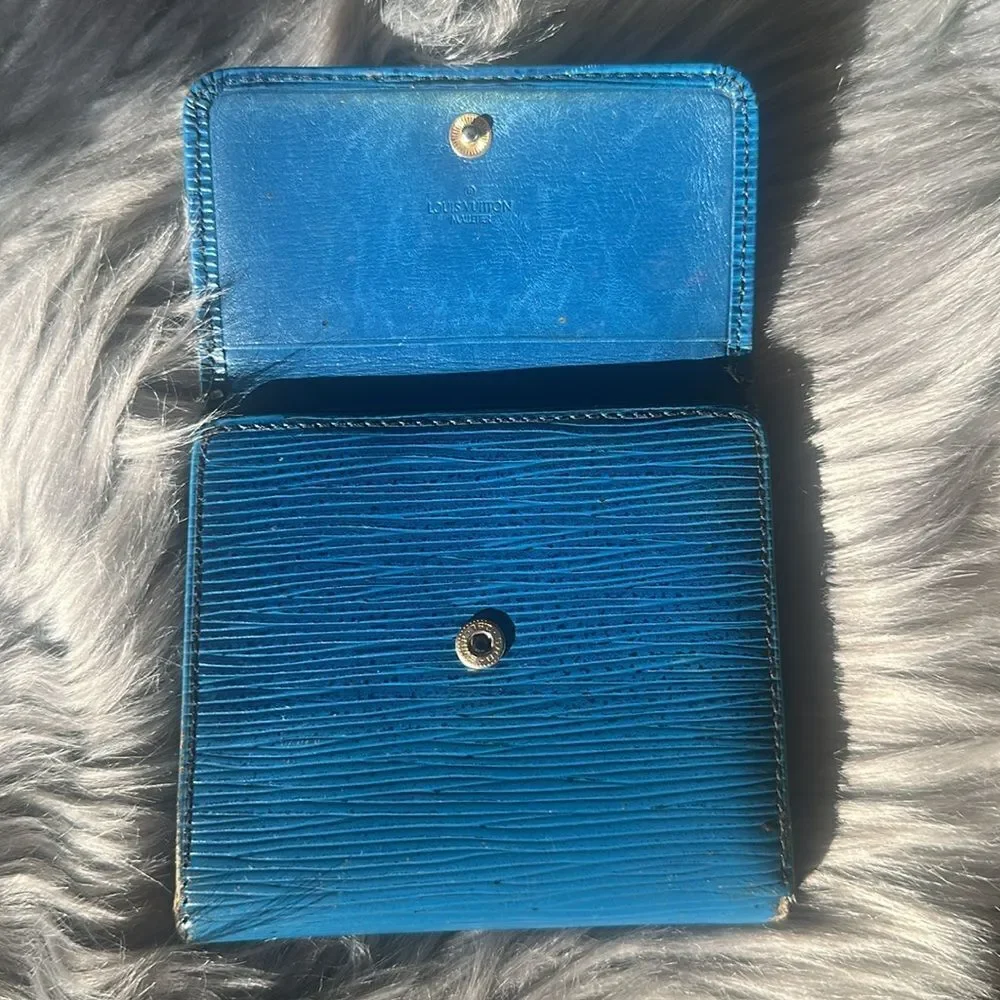 LV Blue Epi “project” wallet.